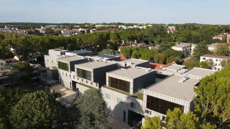 Luftaufnahme-Des-Kunstkonservatoriums-Montpellier-Boutonnet-In-Frankreich